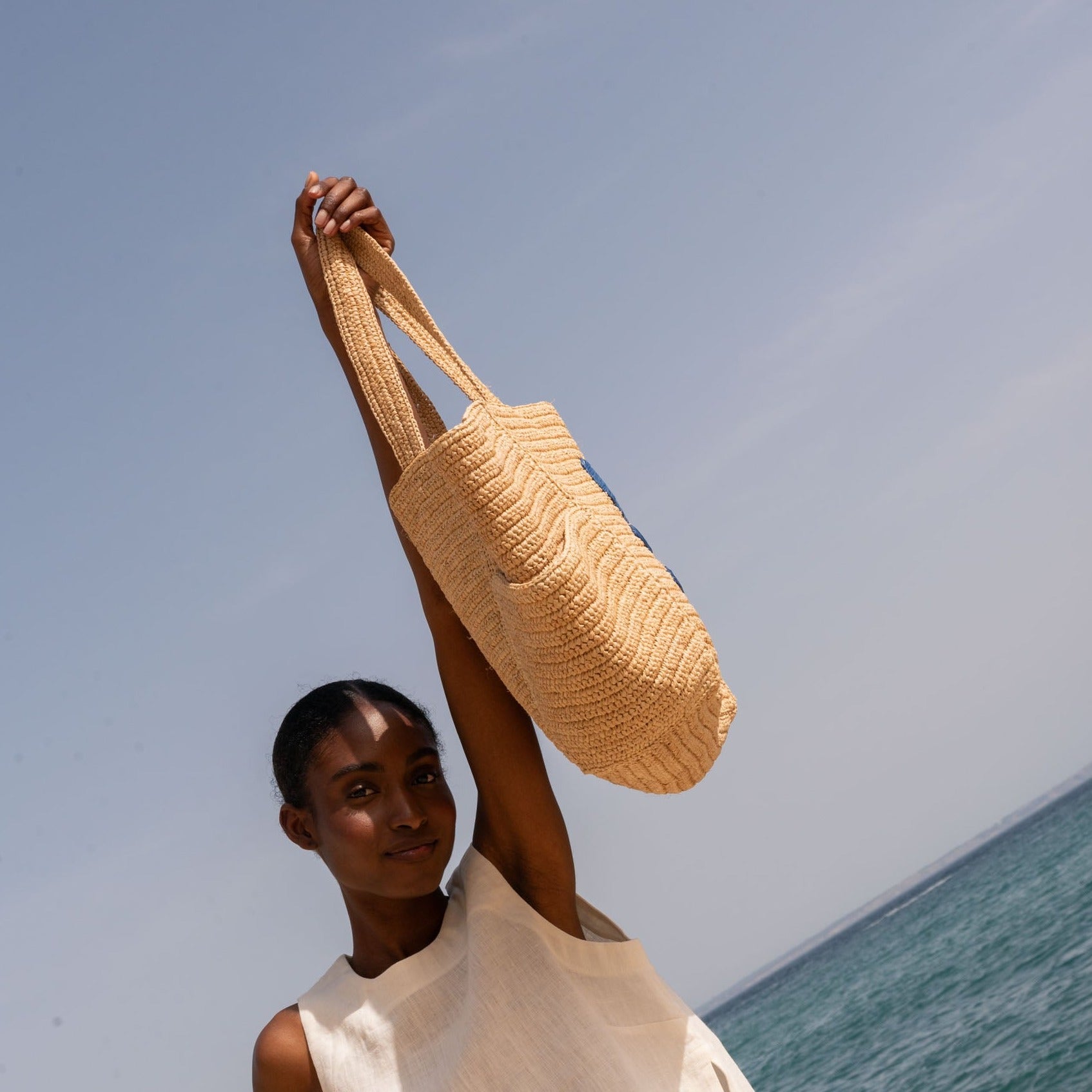 Handgewebte Strandtasche MEA Beachbag | KOHO