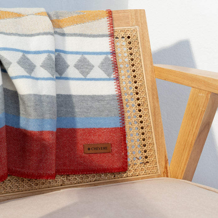 Boho Merino Wolldecke Buenaventura Earth