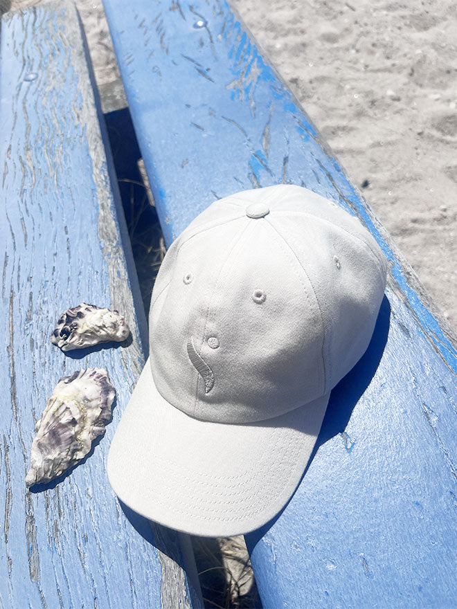 Dezentes Cap SU in Light Beige aus Bio-Baumwolle