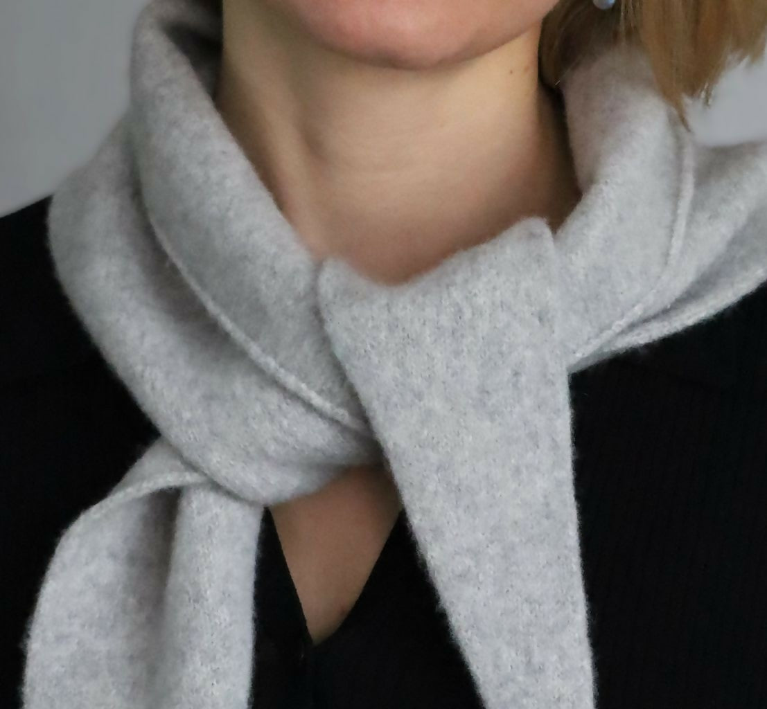 Dreieckstuch SIMPLE Flanella Grey Melange