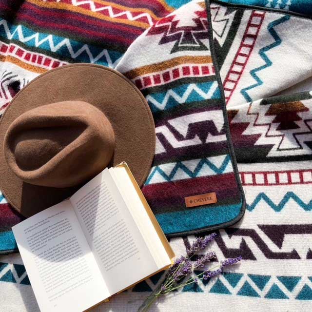 Esmeraldas Turquoise- ETHNO/ Bohemian Decke