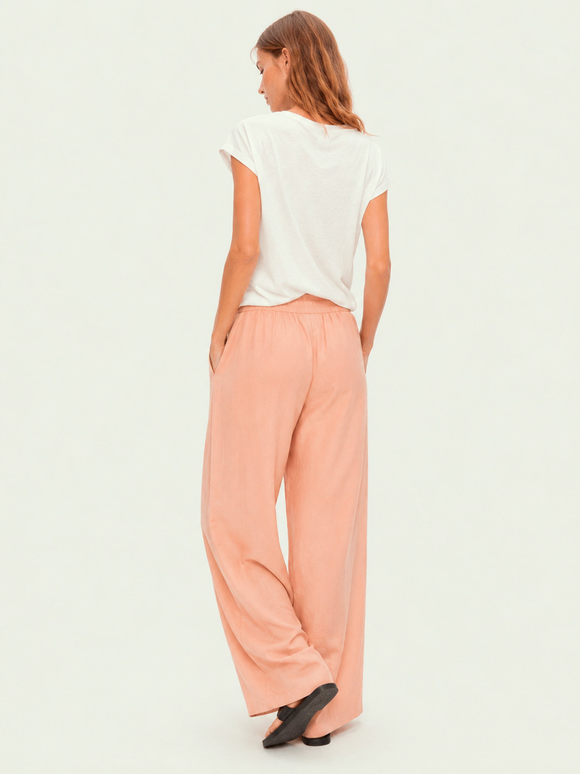 FENJA Hose – Wide Leg-Pant in Blush