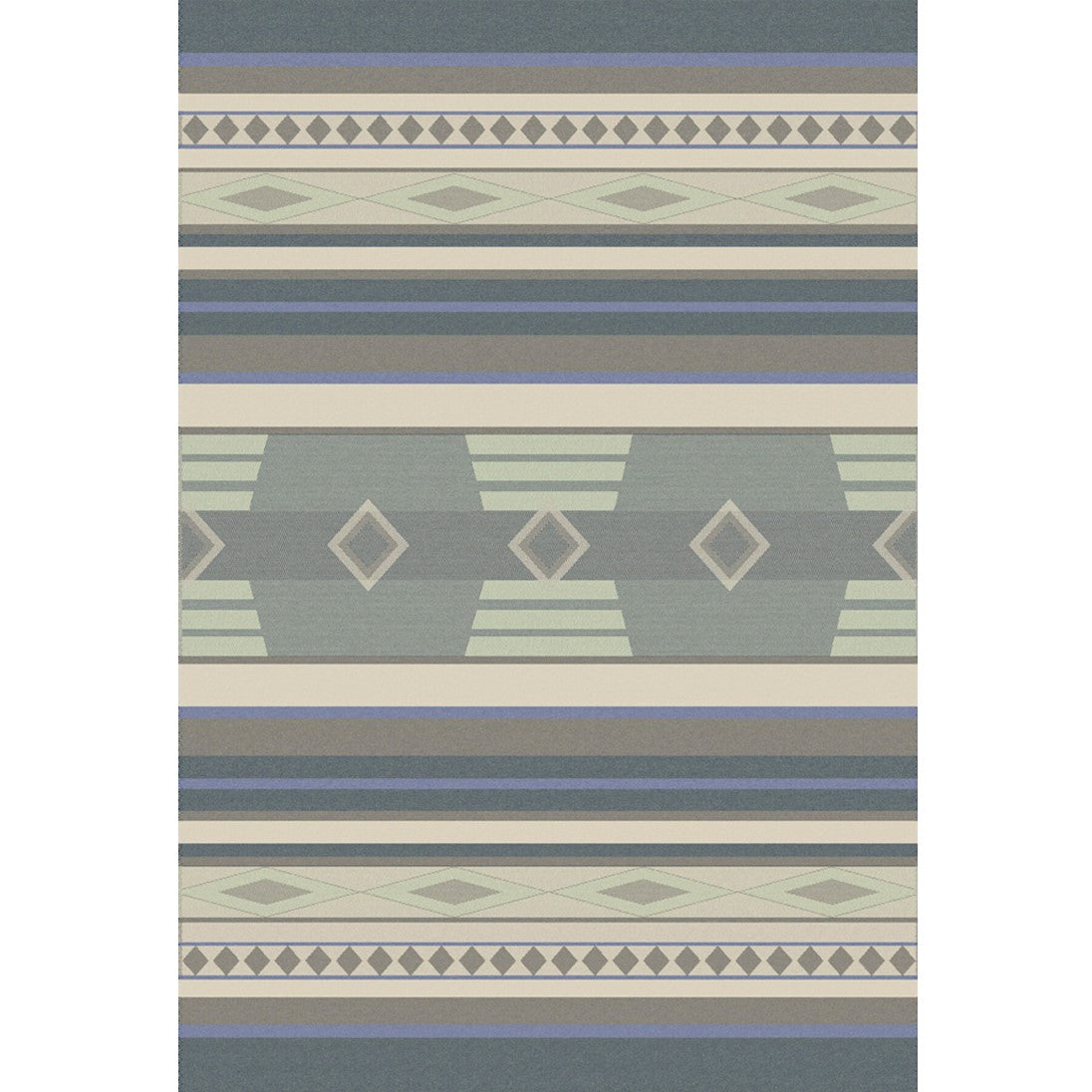 Schurwolldecke Buenaventura Blue