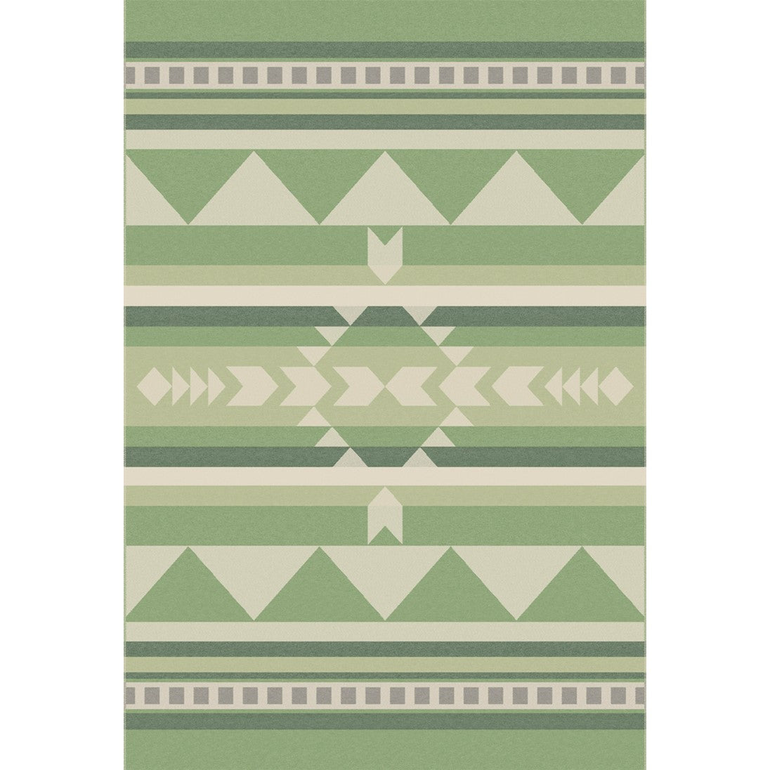 Boho Merino Wolldecke Sierra Andina Green