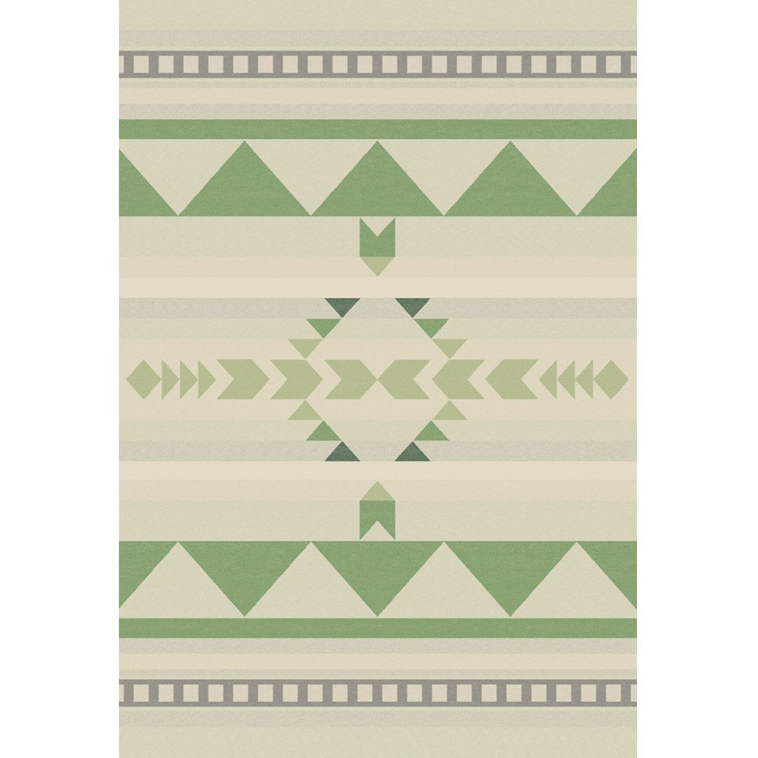 Boho Merino Wolldecke Sierra Andina Green