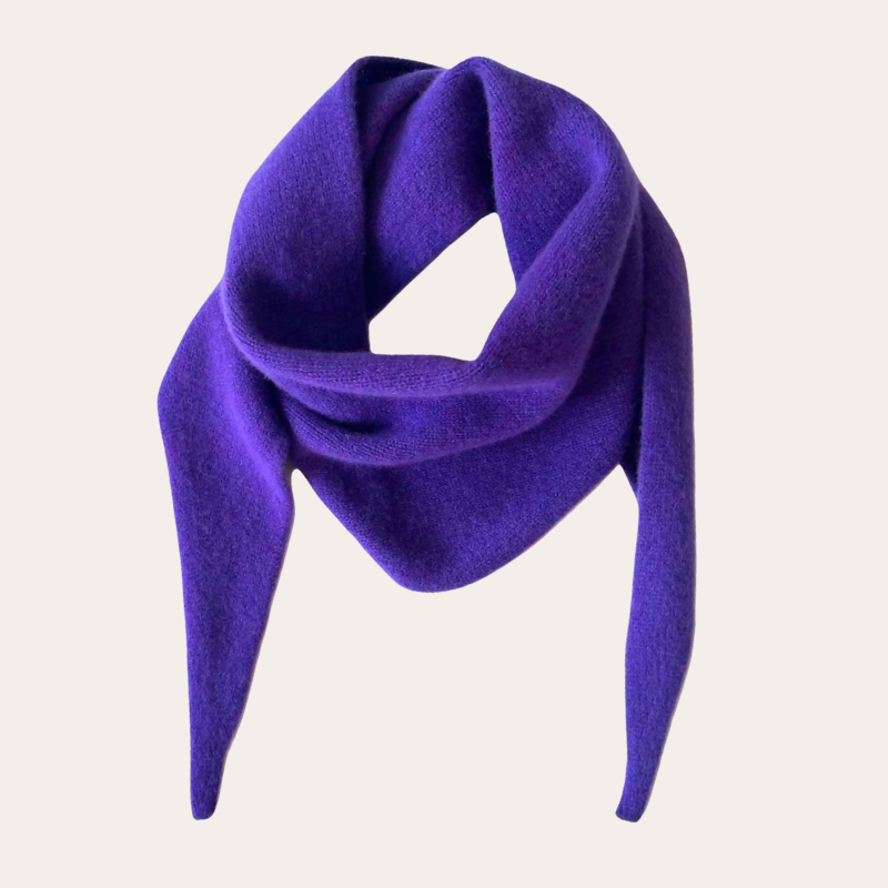 Dreieckstuch SIMPLE Deep Violet