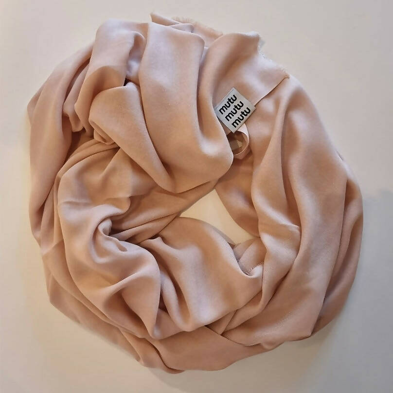 Bambusschal nude rosé