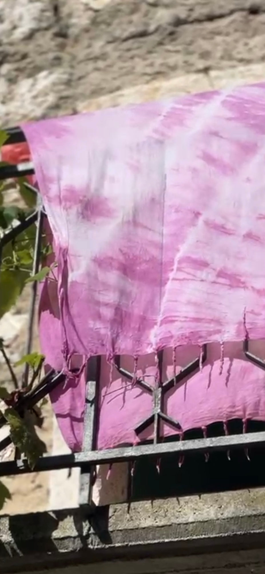 Hand Dyed Beach Sarong/Pareo in Lilac