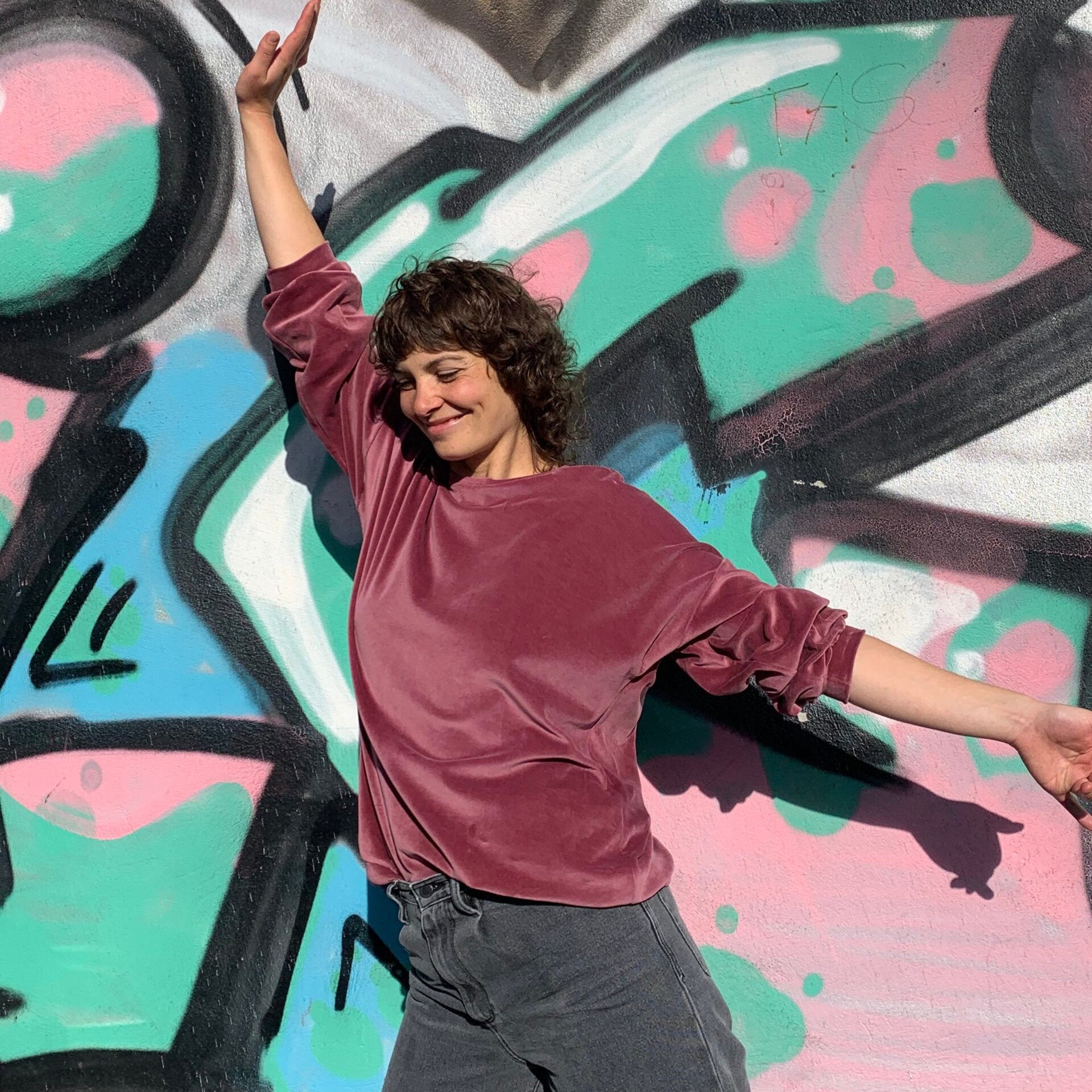 Nickipullover - Rose