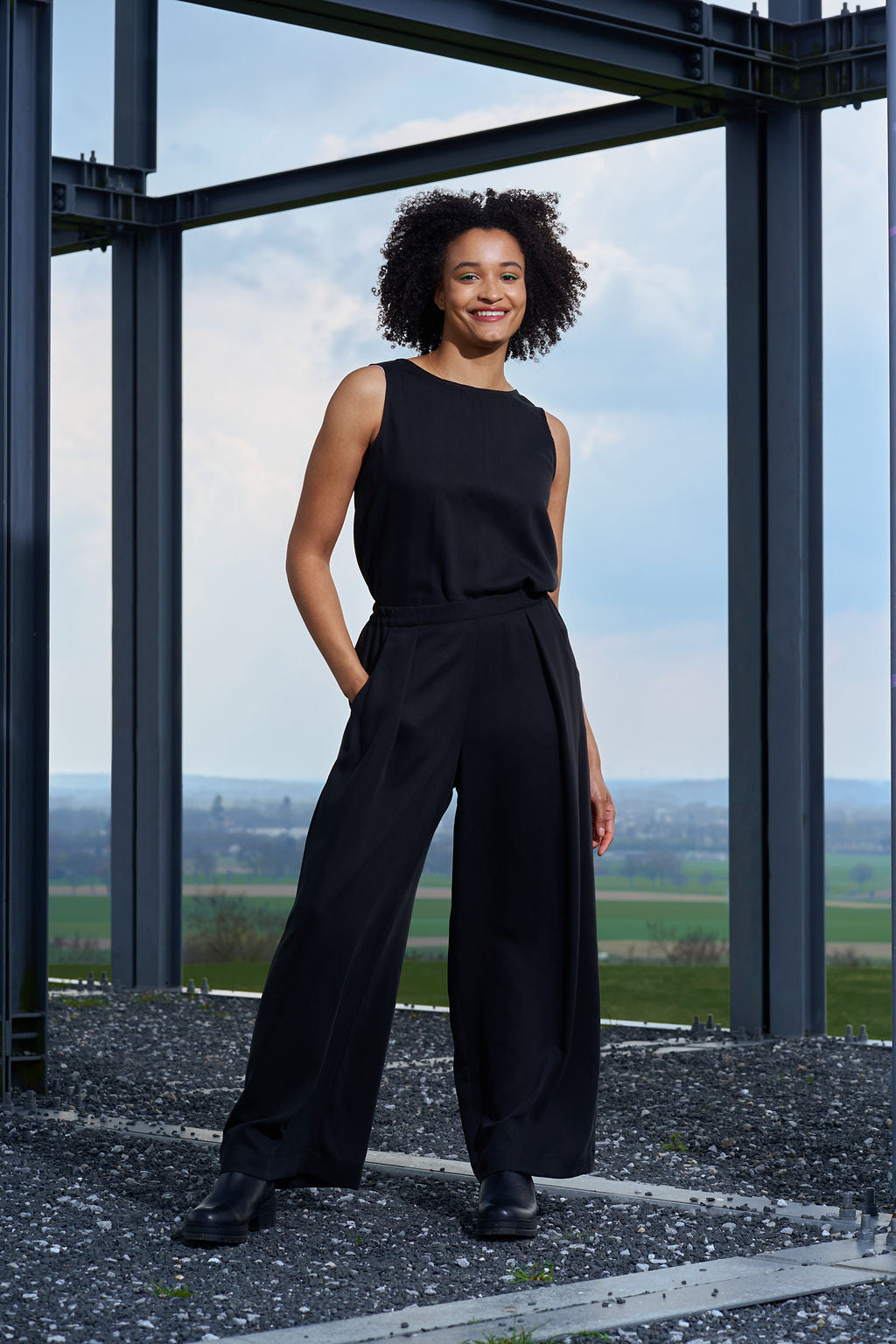 Sommerhose aus TENCEL™ Culotte oder lang - handgefertigt in Hamburg | Jede Studio