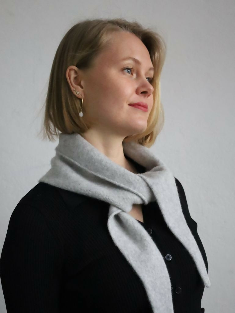 Dreieckstuch SIMPLE Flanella Grey Melange