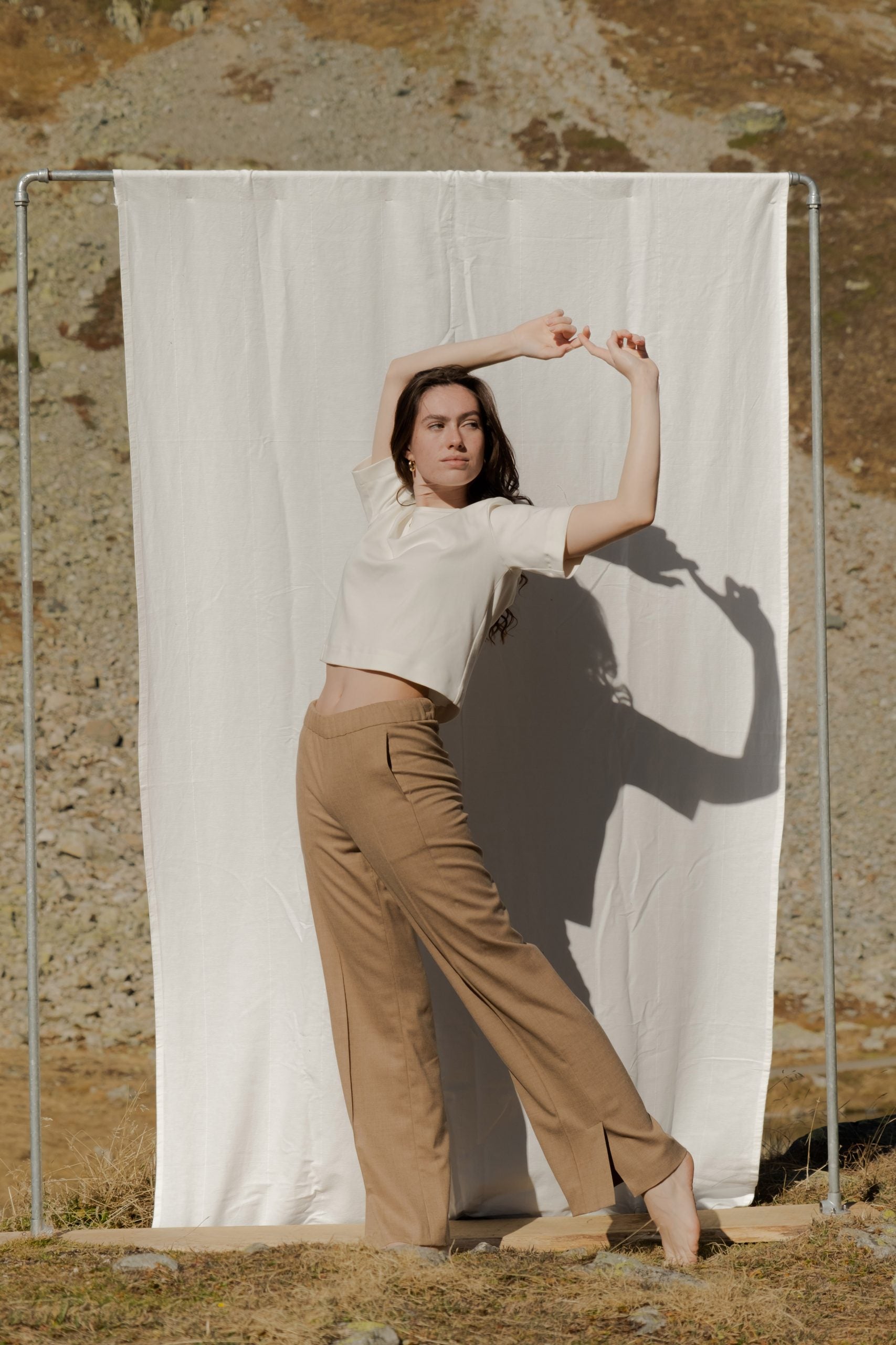 Hose AVEN.I hazelnut