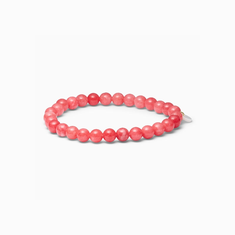 Armband mit rotem Quarz 6 mm – Soi