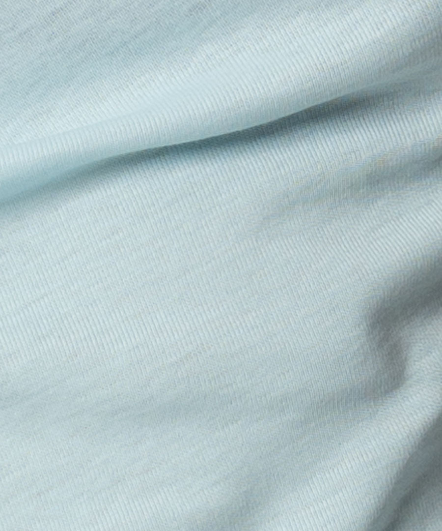 JELLA Shirt - mit Drapierung in Aqua