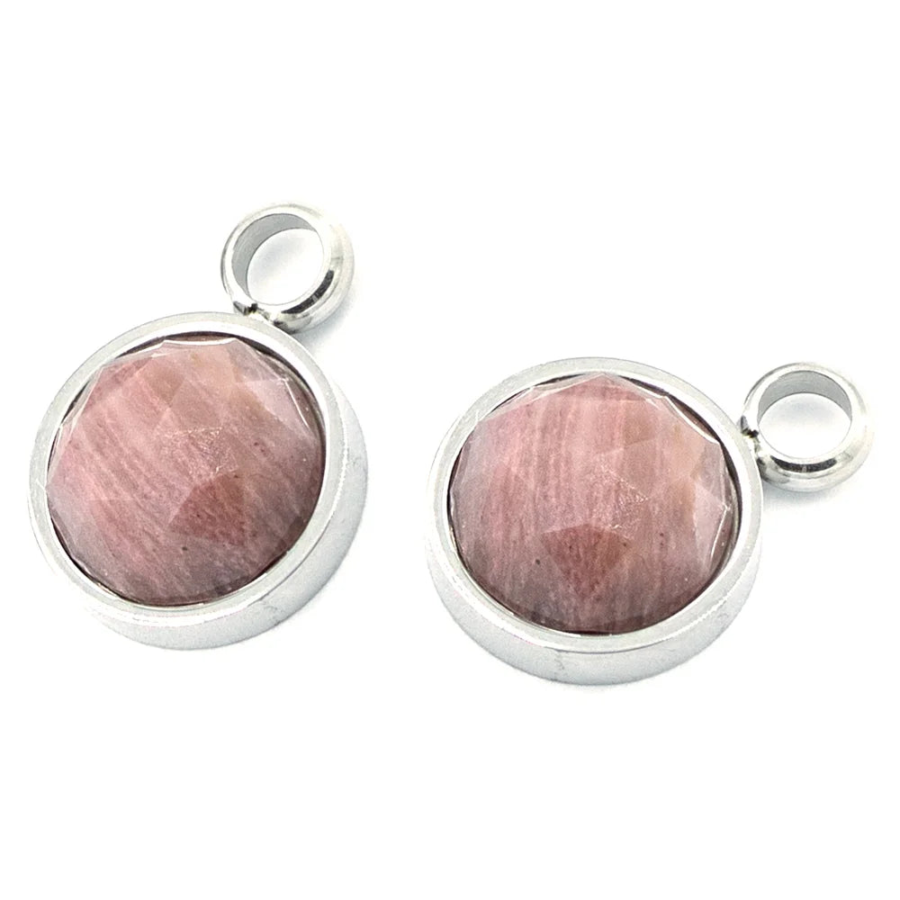 Sergio Engel Parts, Anhänger, Charms rosa silber