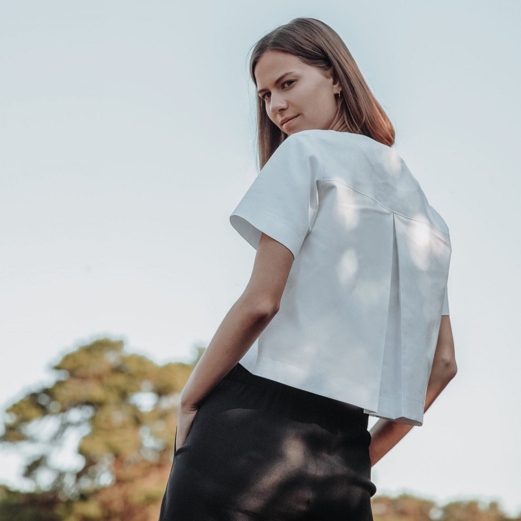 Bluse DAMIL.A pearl