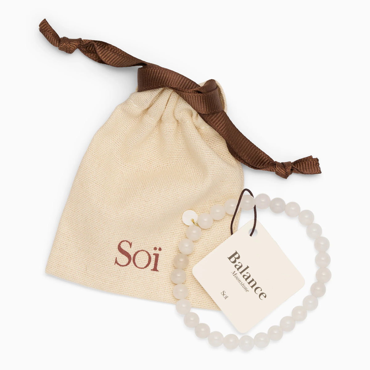 Armband für Damen Mondstein "Balance" – Symbol für Gleichgewicht | Soï