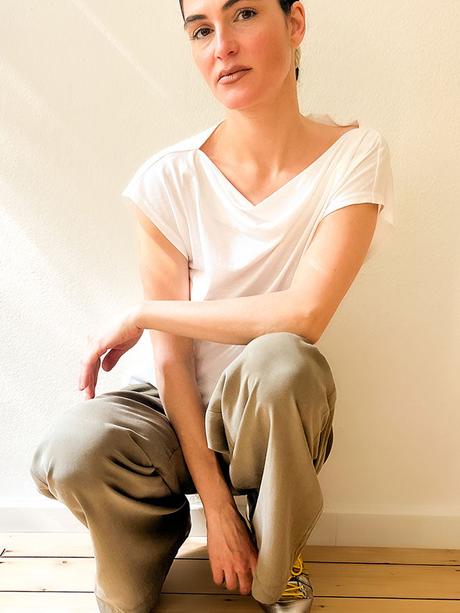 CLAIRE T-Shirt soft und feminin weiß | Sweersocean