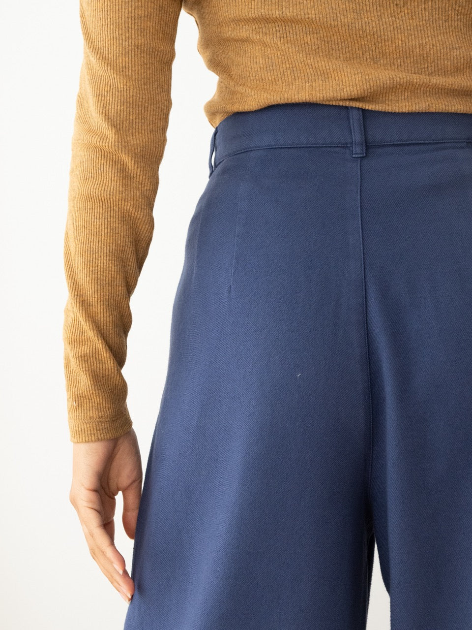 TWOTHIRDS Flanellhose Sandhamn Naval Blue für Damen