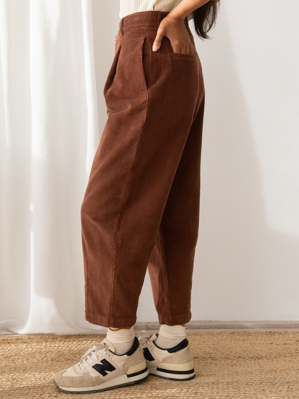 TWOTHIRDS Cordhose Haruku Cappuccino für Damen