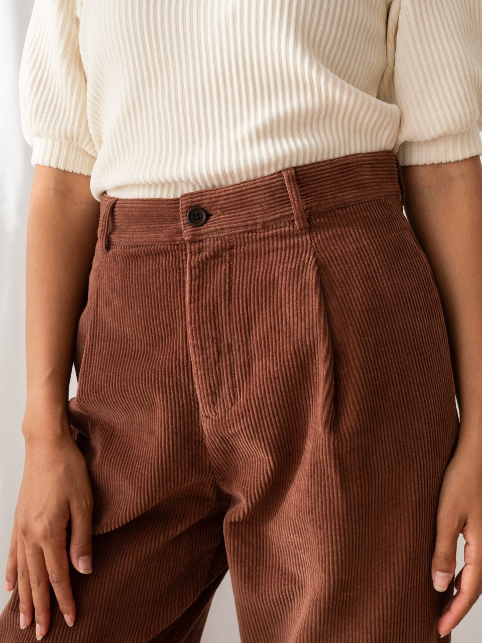TWOTHIRDS Cordhose Haruku Cappuccino für Damen