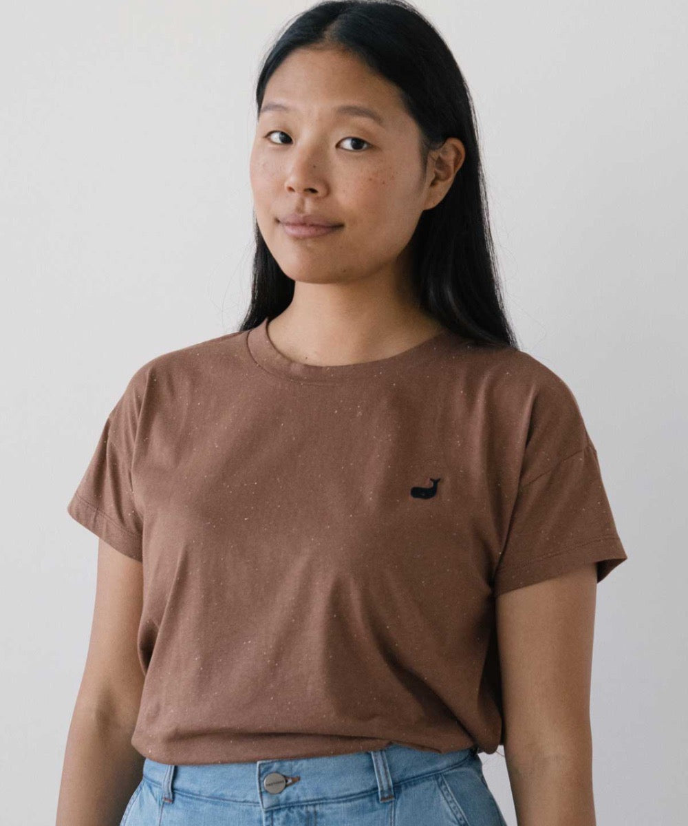 TWOTHIRDS T-Shirt Sepanggar Brown für Damen