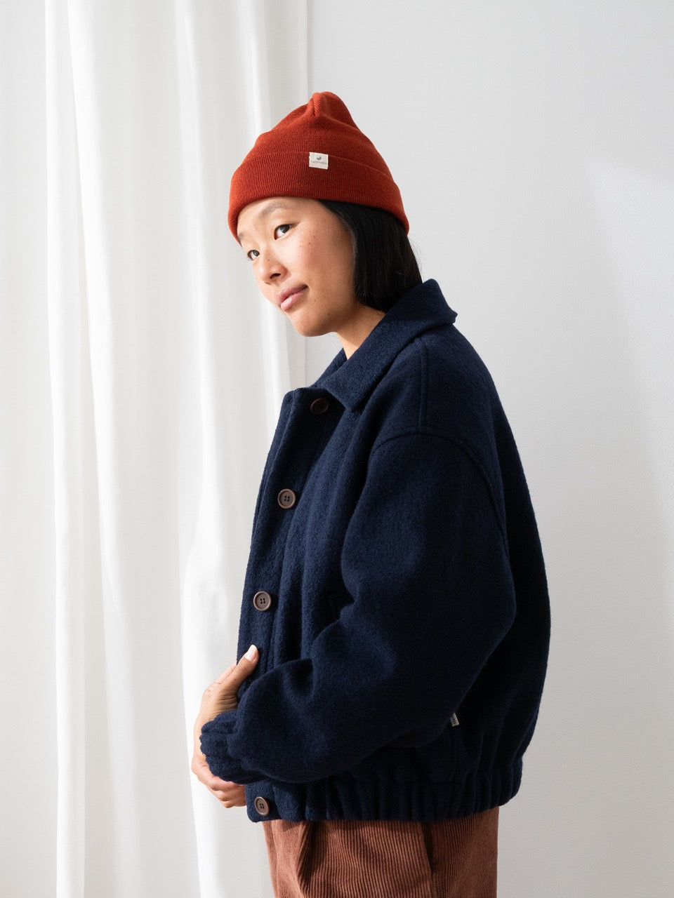 TWOTHIRDS Jacke Rennell Navy aus Wolle für Damen