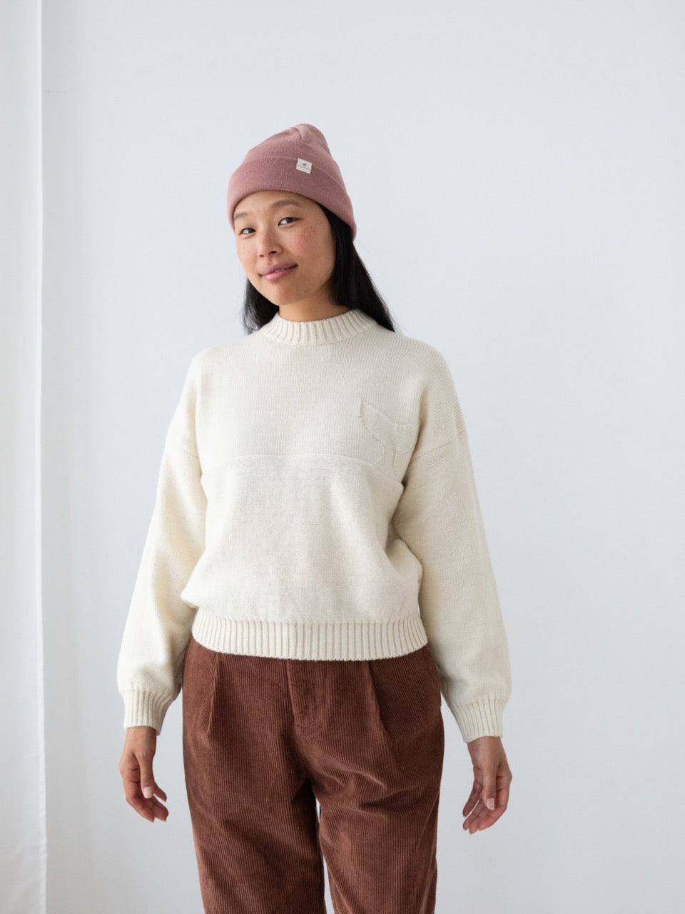 TWOTHIRDS Merino Beanie Mütze Pink