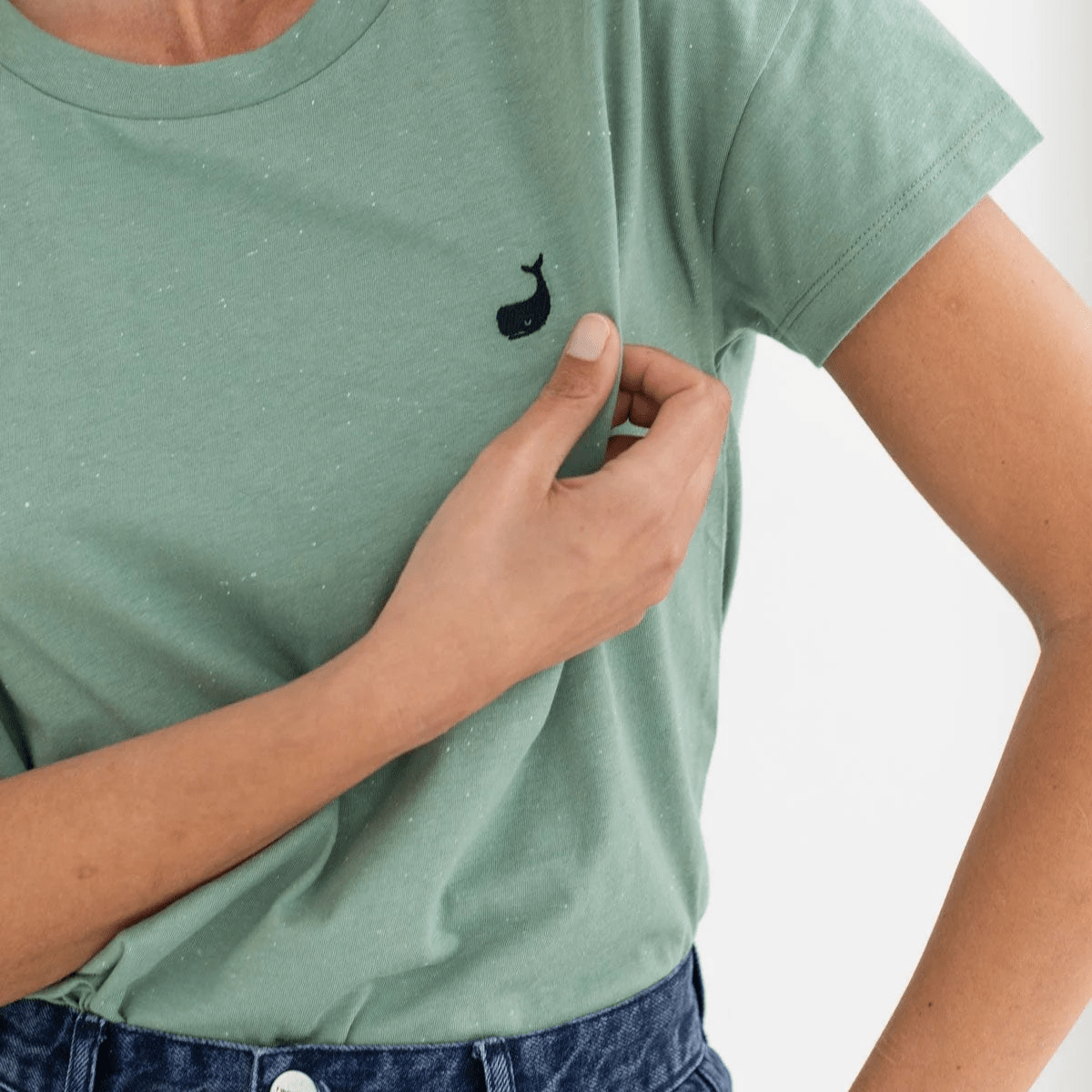 TWOTHIRDS T-Shirt Sepanggar Light Green für Damen simply love it.- simply love it.