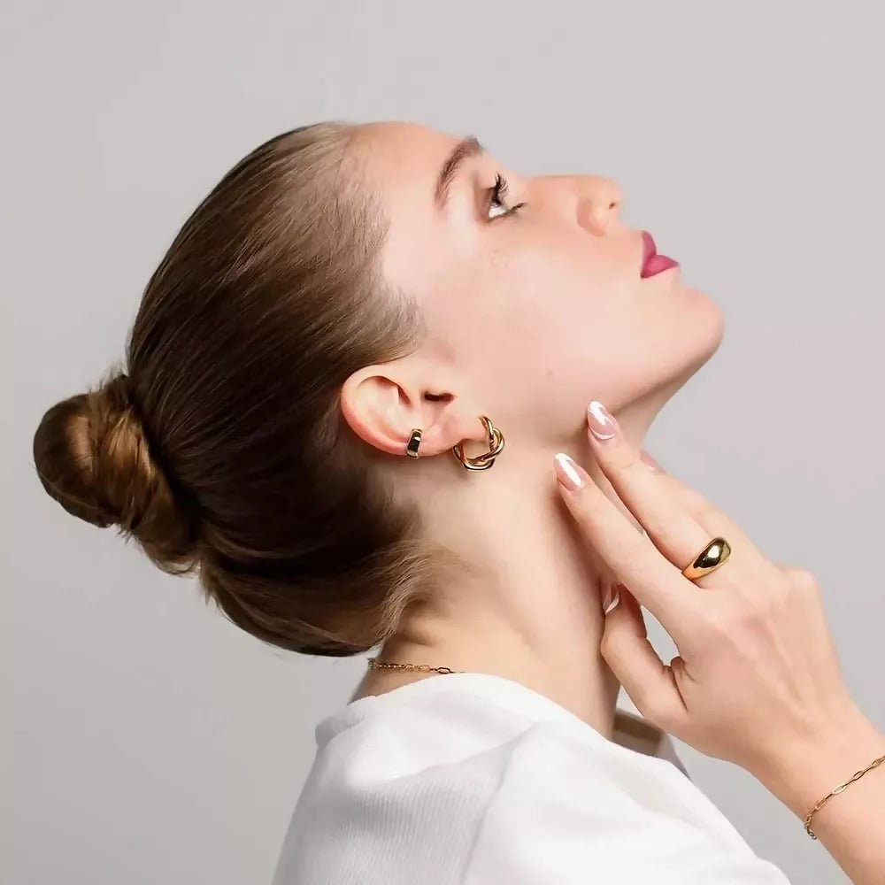 Sergio Engel Earcuff für Damen (gold und silber aus Edelstahl) simply love it.- simply love it.