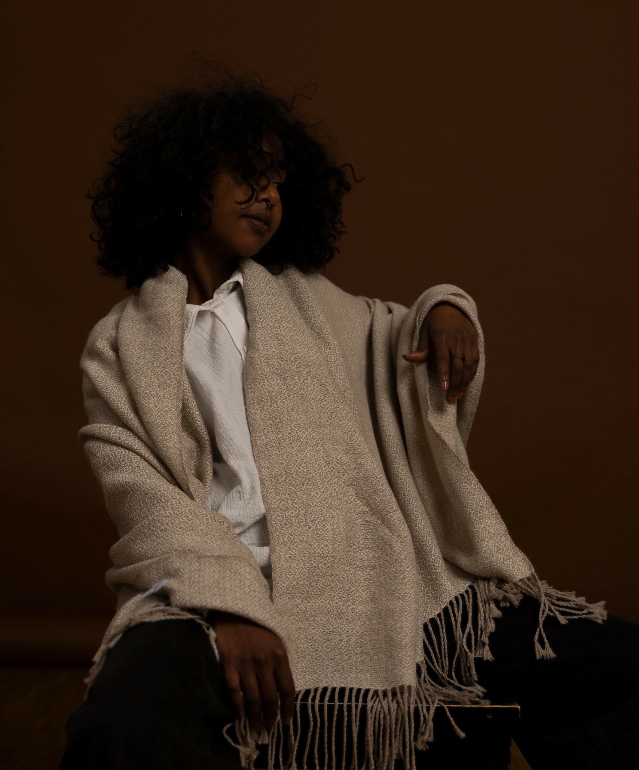 Decke JUANITA aus Alpakawolle