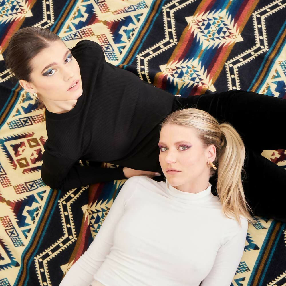 Ethno Kuscheldecke Blue