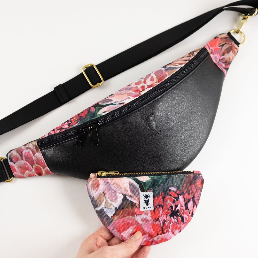 Bauchtasche Spring Blossom Size L - vegan und handgefertigt in Berlin | NOAS NOAS- simply love it.