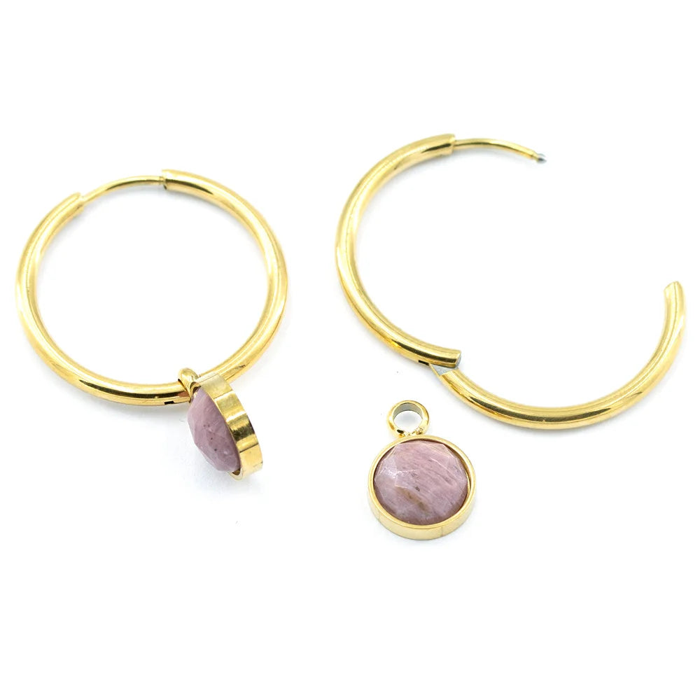 Beach Ohrring groß mit abnehmbarem Anhänger