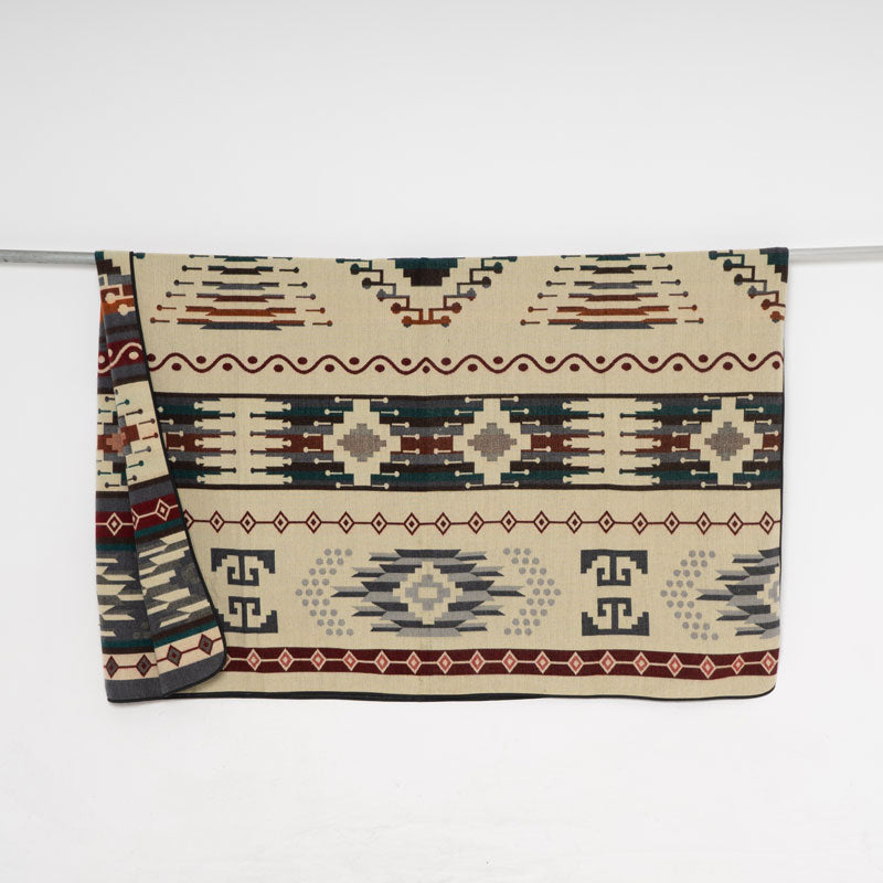 ETHNO Kingsize Decke Cayambe Grey Stone