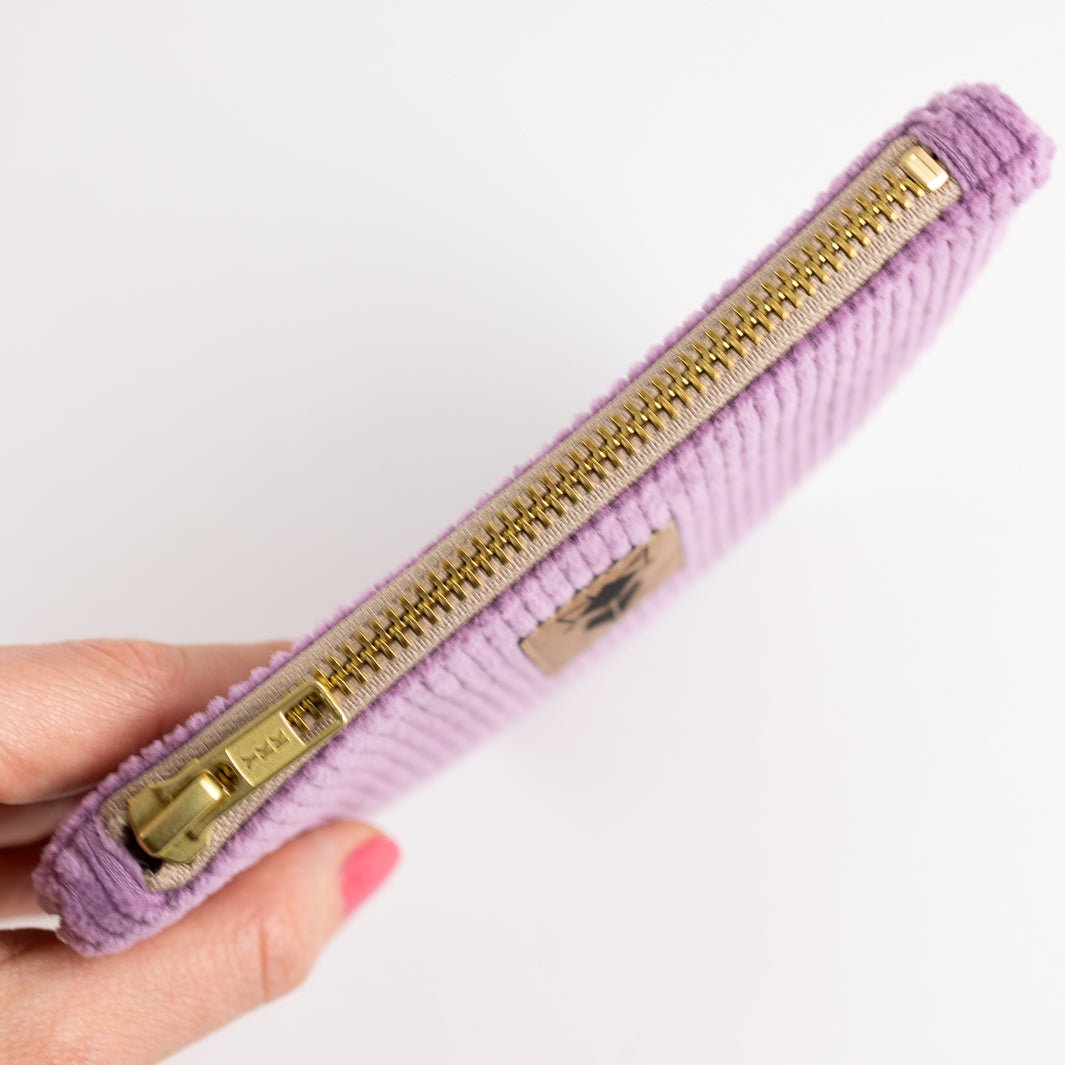 Moon Bag Geldbörse Cord Lilac - vegan und handgefertigt in Berlin | NOAS NOAS- simply love it.
