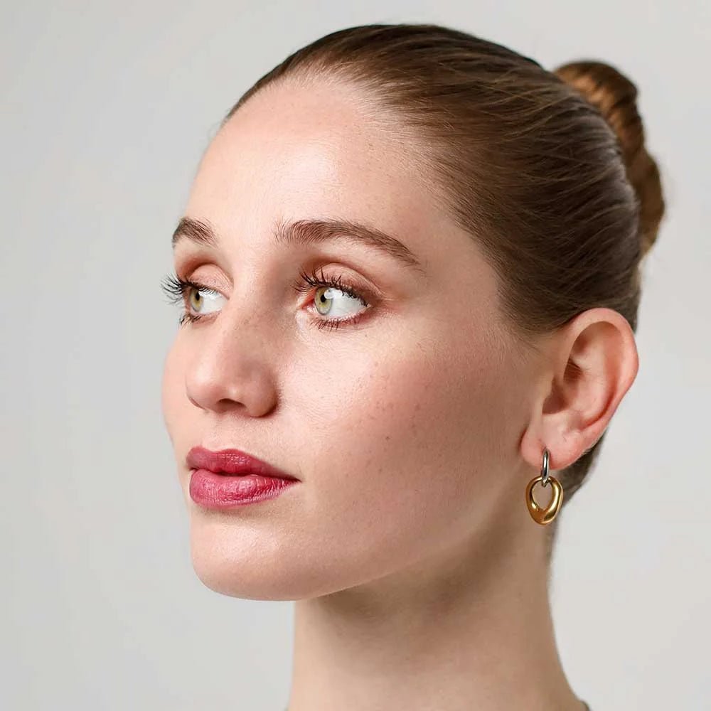 Sergio Engel Bicolor Ohrringe (gold und silber aus Edelstahl) simply love it.- simply love it.