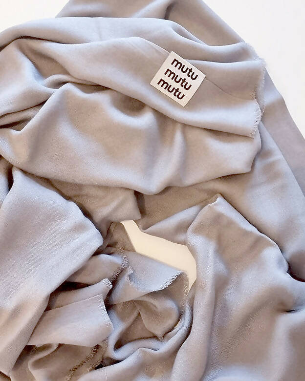 Bambusschal taupe grau