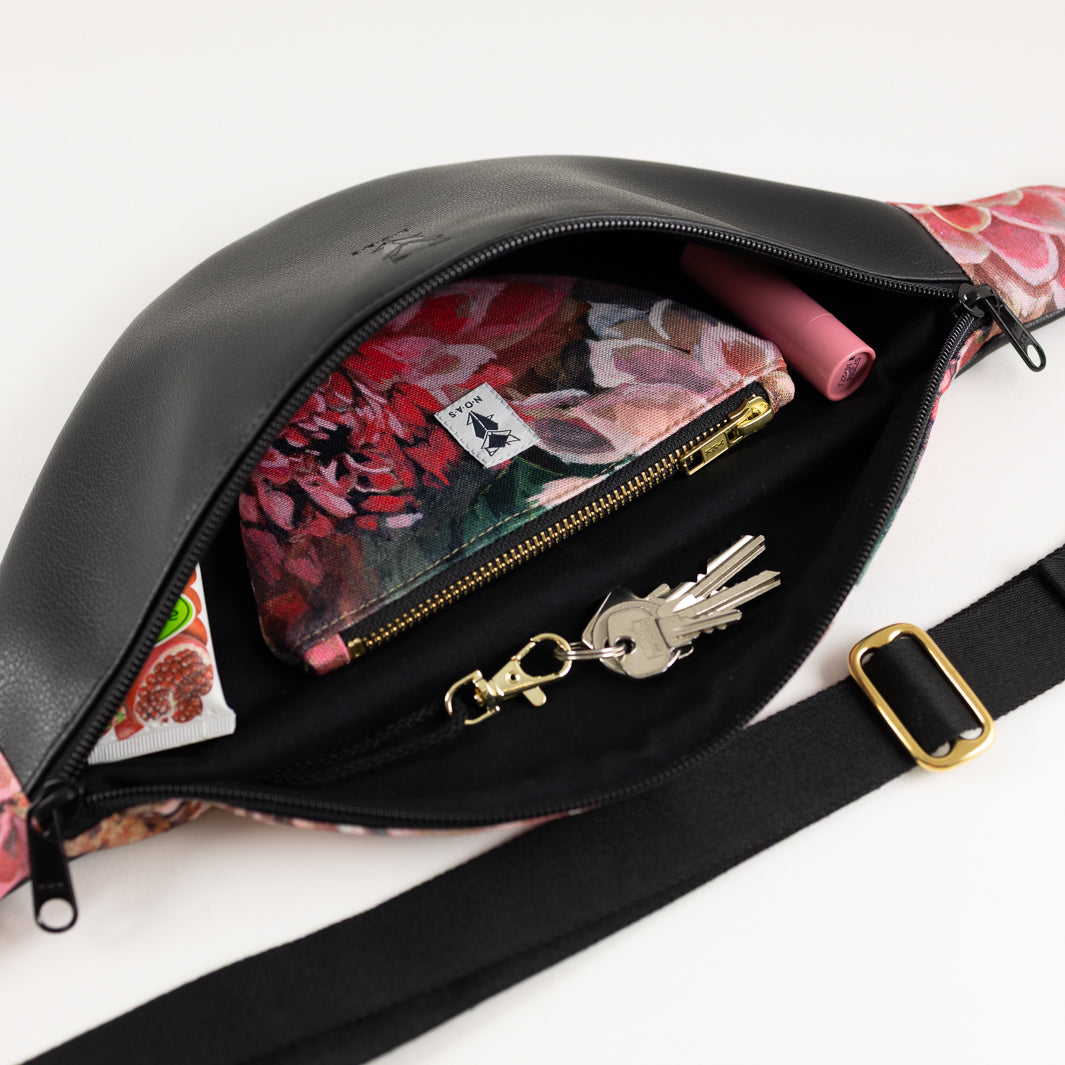 Bauchtasche Spring Blossom Size L - vegan und handgefertigt in Berlin | NOAS