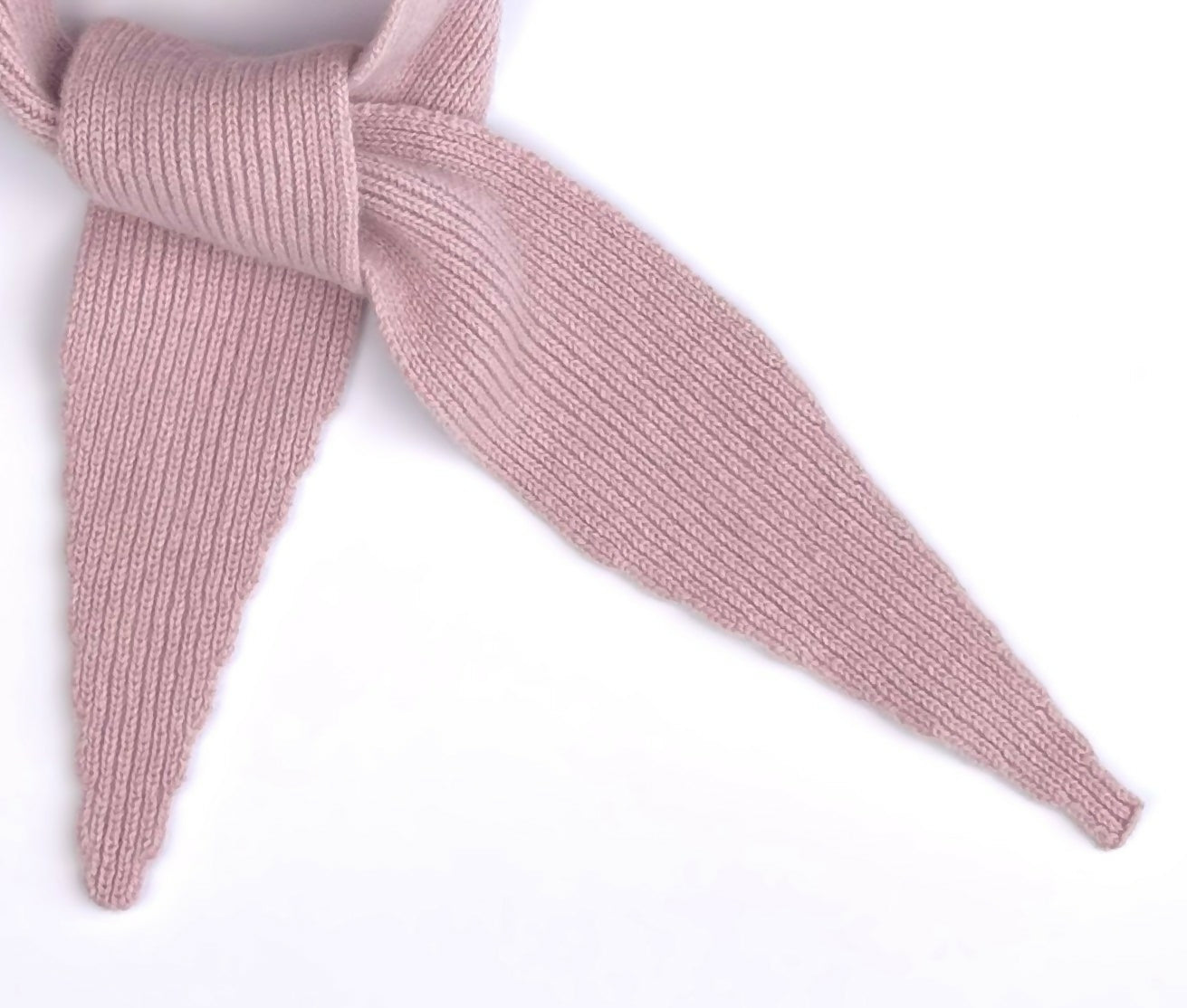 Mini Schal Freiberg in Powder Rosa Detail