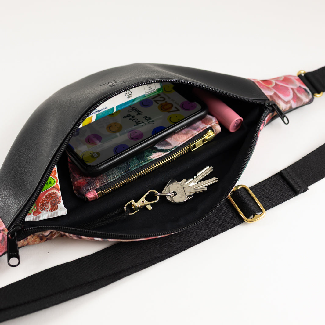 Bauchtasche Spring Blossom Size L - vegan und handgefertigt in Berlin | NOAS