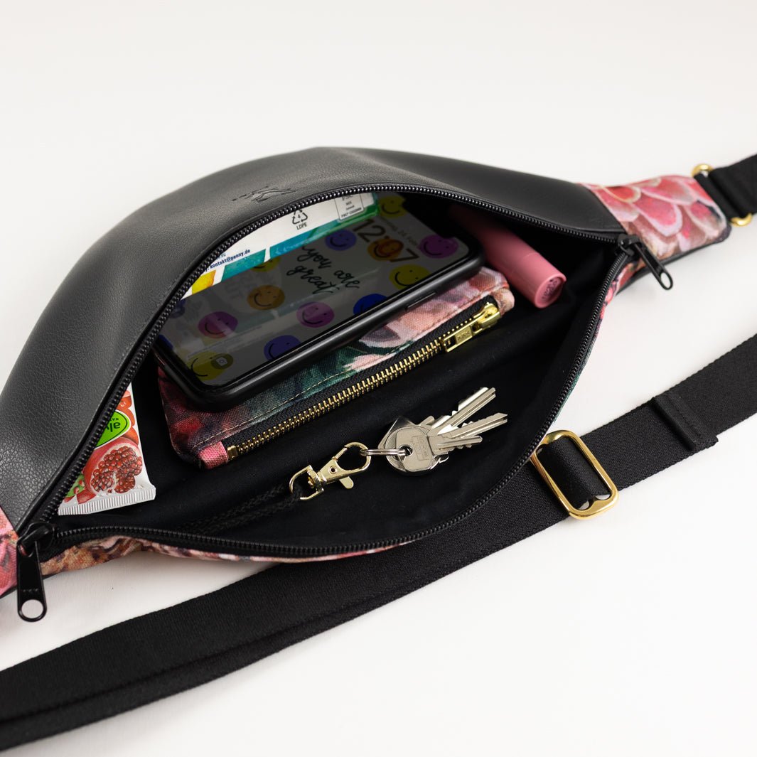 Bauchtasche Spring Blossom Size L - vegan und handgefertigt in Berlin | NOAS NOAS- simply love it.