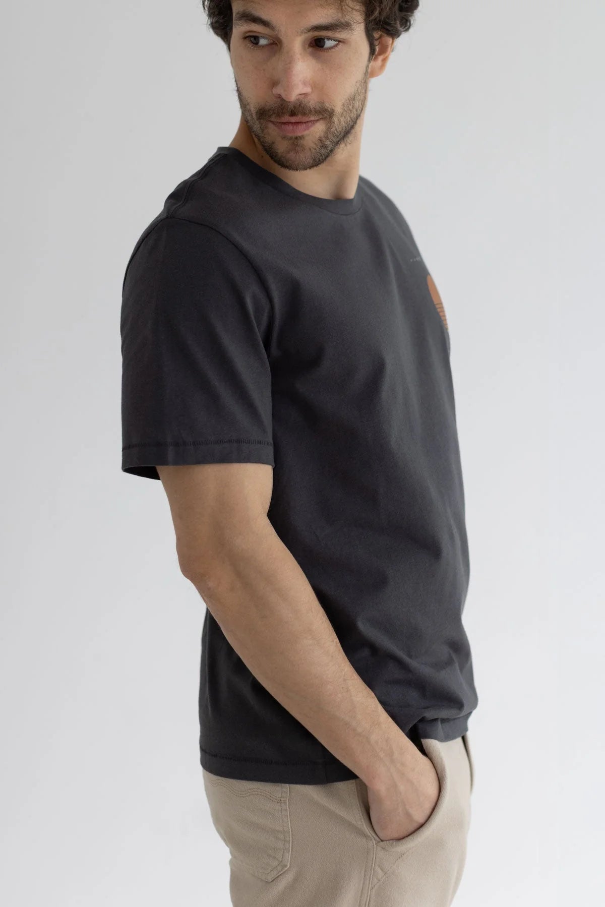 TWOTHIRDS Herren T-Shirt Killingq Dark Sand (Bio-Baumwolle)