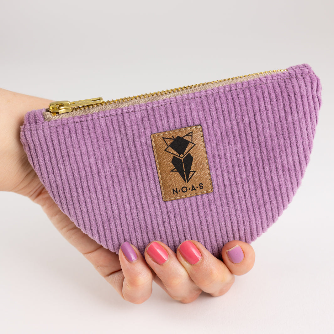 Moon Bag Geldbörse Cord Lilac