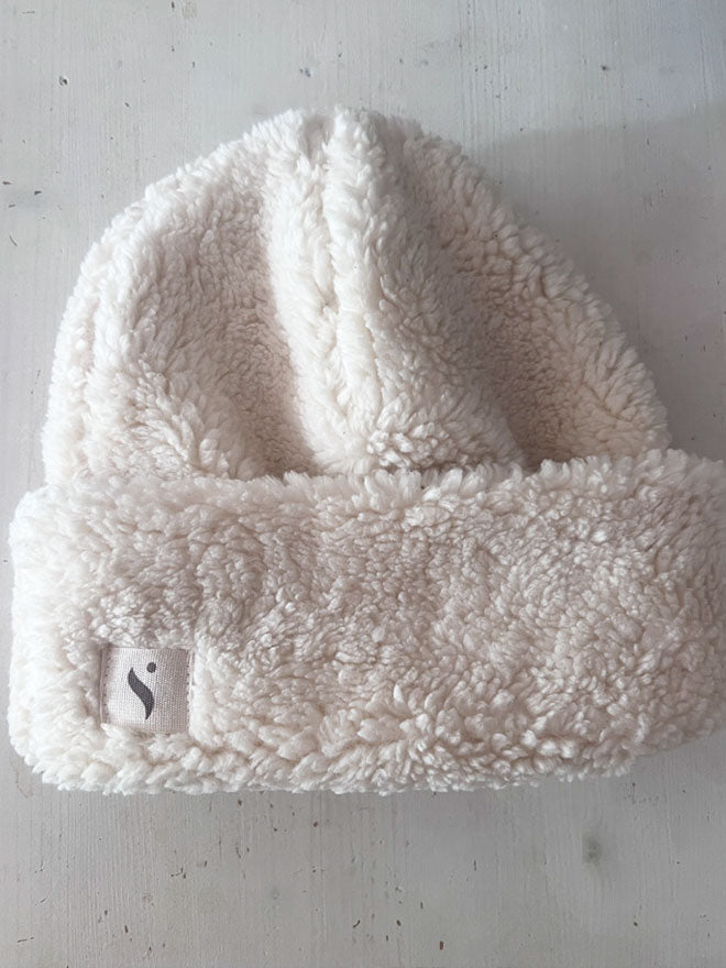 Teddy-Beanie aus kuscheliger Bio-Baumwolle