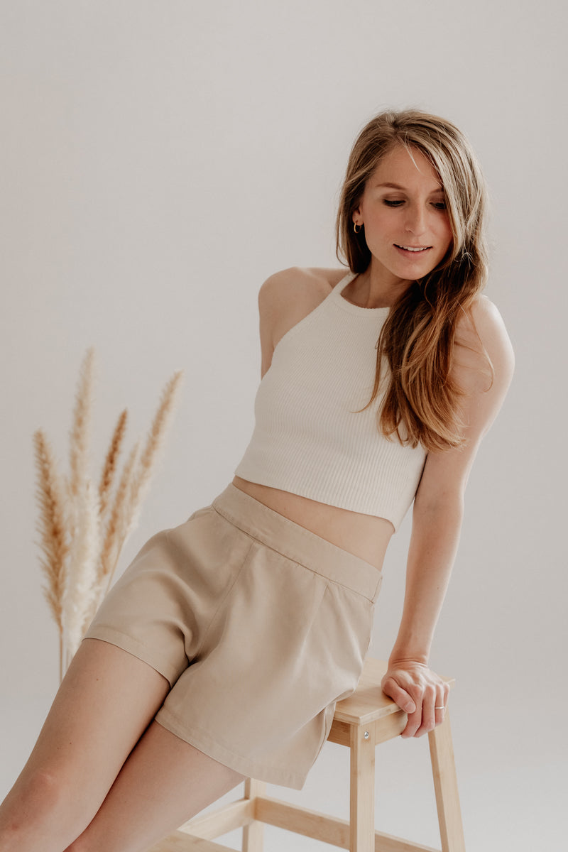 Shorts LIA aus TENCEL™ beige
