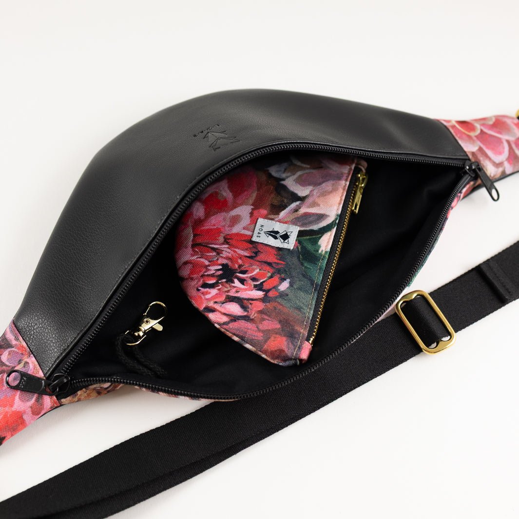 Bauchtasche Spring Blossom Size L - vegan und handgefertigt in Berlin | NOAS NOAS- simply love it.