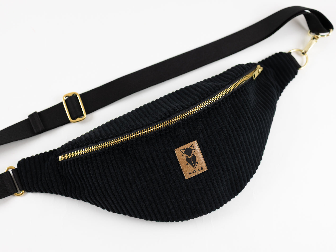 Bauchtasche CORD Schwarz Size L