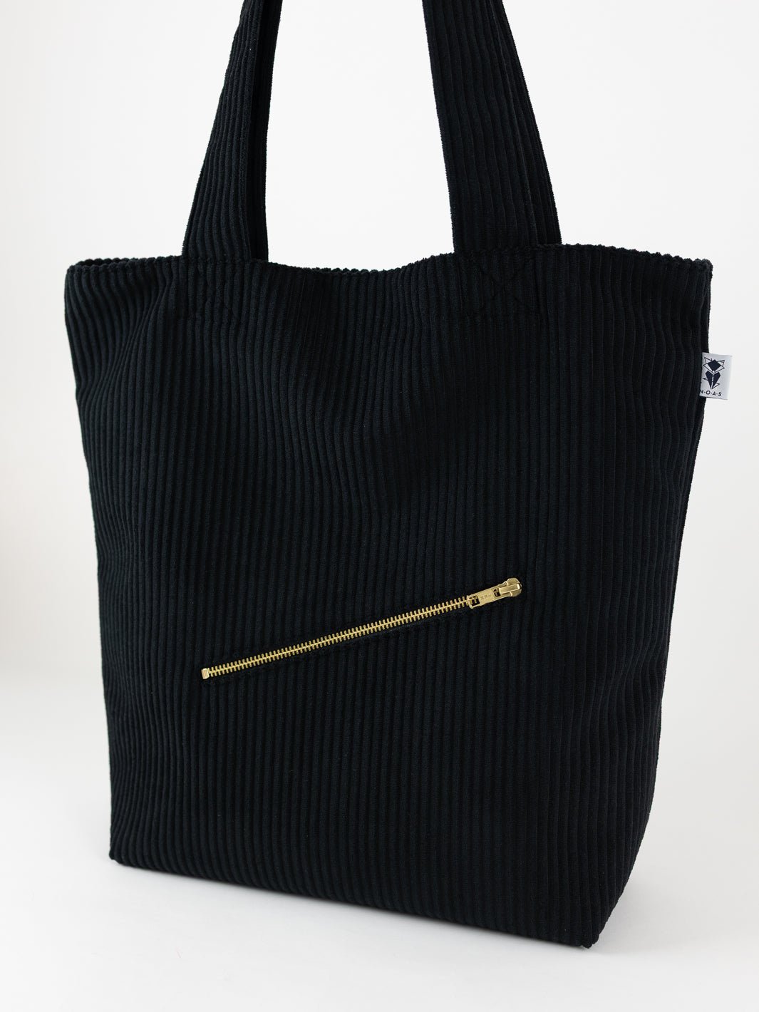 Cord Shopper Schwarz - vegan und handgefertigt in Berlin | NOAS NOAS- simply love it.