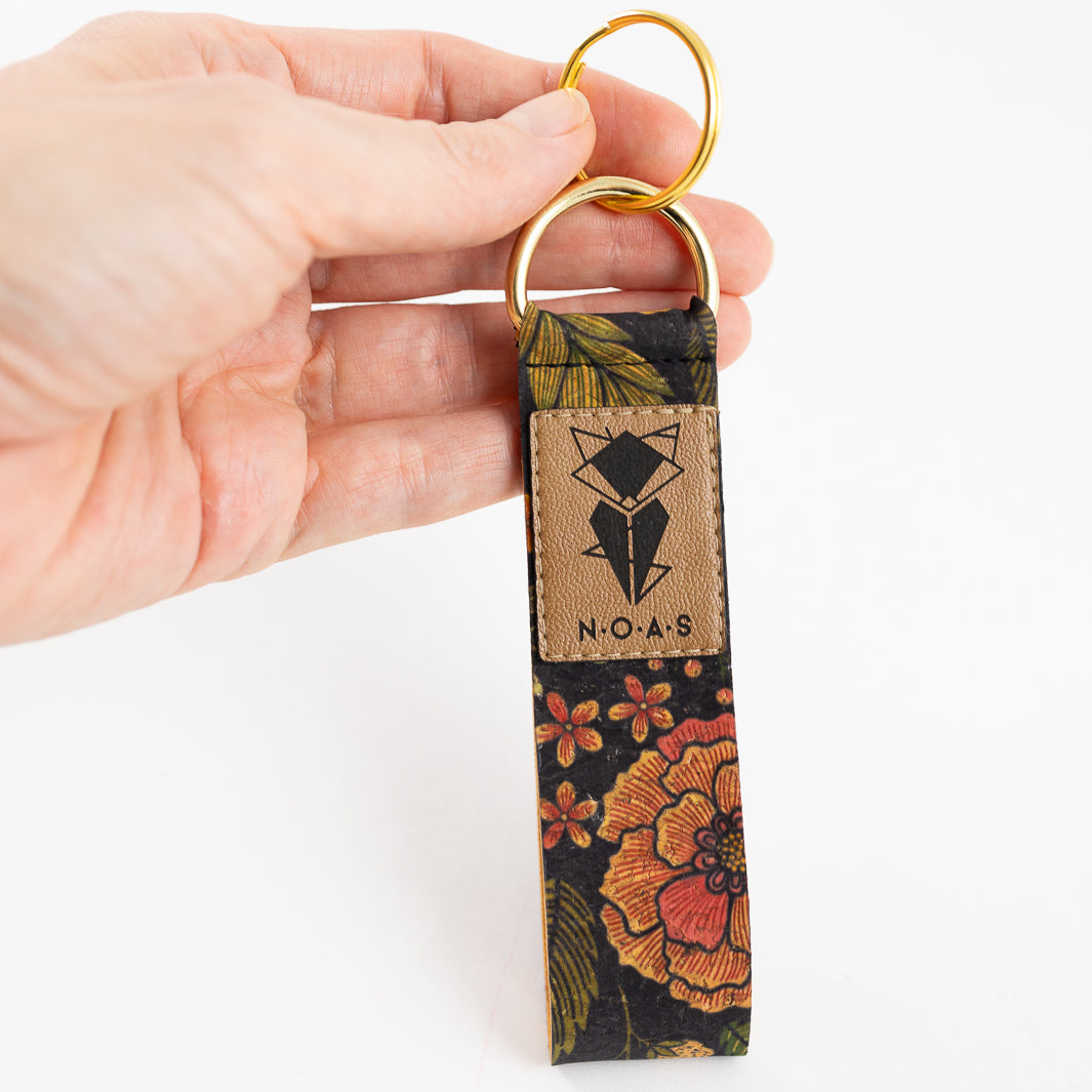 Kork Flower Schlüsselanhänger